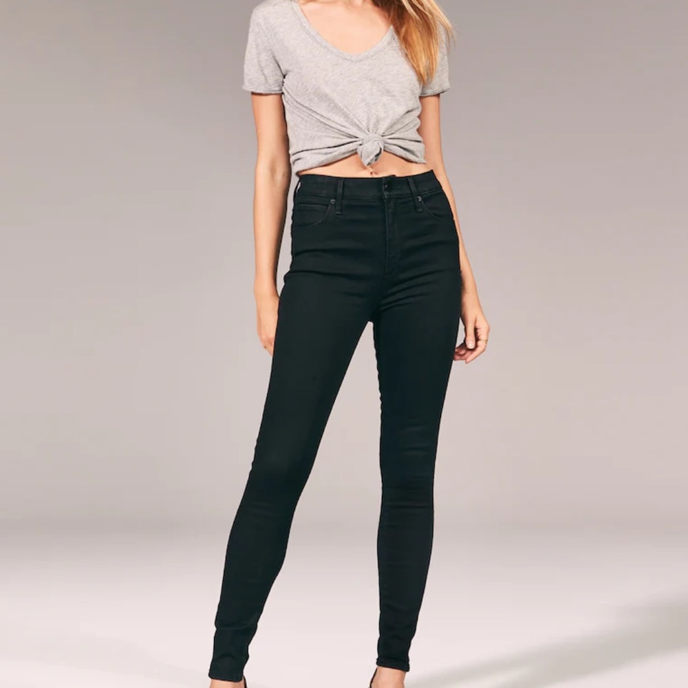 Abercrombie & Fitch High Rise Super Skinny Jeans